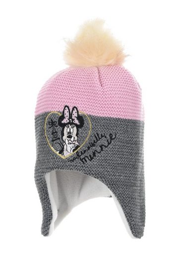 DISNEY MINNIE MOUSE Bommelmütze Baby Mädchen Winter-Mütze Strick Mütze mehr