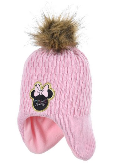 DISNEY MINNIE MOUSE Bommelmütze Baby Mädchen Winter-Mütze Strick-Bommel-Mütze mehr Fabrikverkauf