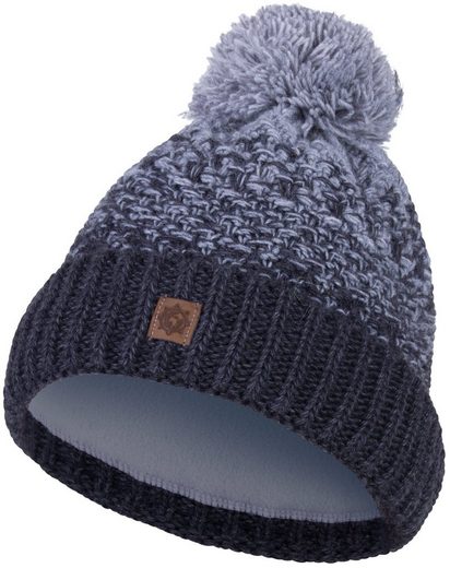 COMPAGNO Bommelmütze (1-St) Kindermütze Bommelmütze Wintermütze Beanie Strickmütze Jungen Mädchen mehr