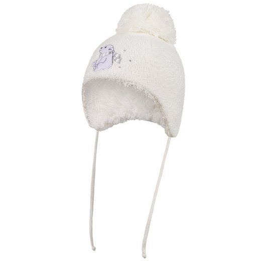 F.P.H. MAJA Fleecemütze Wintermütze Bindemütze Bommelmütze Babymütze mit Fleece gefüttert mehr