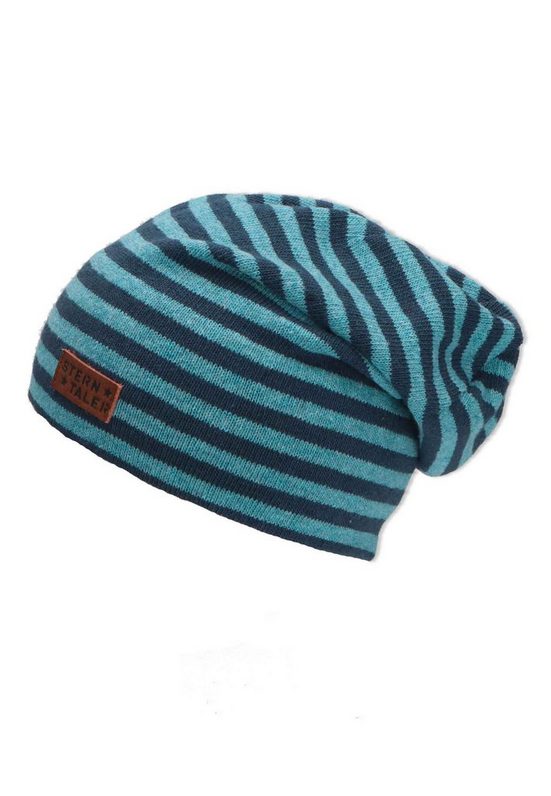 STERNTALER® Beanie Beanie (1-St., Wintermütze gefüttert mit Baumwollfleece) Kinder Mütze aus Baumwollmischgewebe mit Streifen mehr Verkauf