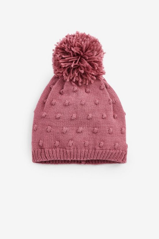 NEXT Bommelmütze Leichte Strickmütze mit Bommel 1-St mehr Hotsell