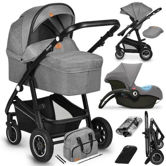 LIONELO Kombi-Kinderwagen BIANKA 3 IN 1 Erschwinglicher, hochwertiger Kinderwagen mehr