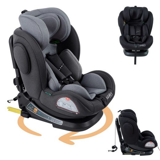 FABLEKIDS Autokindersitz Autositz Kinderautositz 360° drehbar Isofix 40 -150 cm ECE R129/03 ab: 0 Monate, bis: 5 Jahre, ab: 1,00 kg, bis: 36,00 kg, (Grau) mehr im Angebot