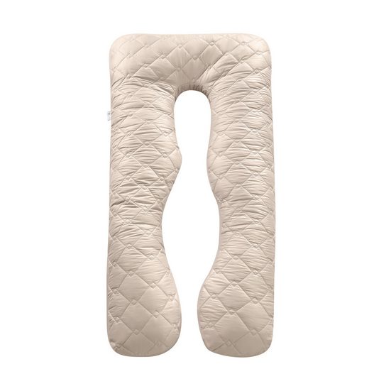 SEI DESIGN Stillkissen Seitenschläferkissen Bodypillow - Körperkissen Schwangerschaftskissen mit Bezug, 1-tlg., gesteppt mit 2 Reißverschlüssen mehr