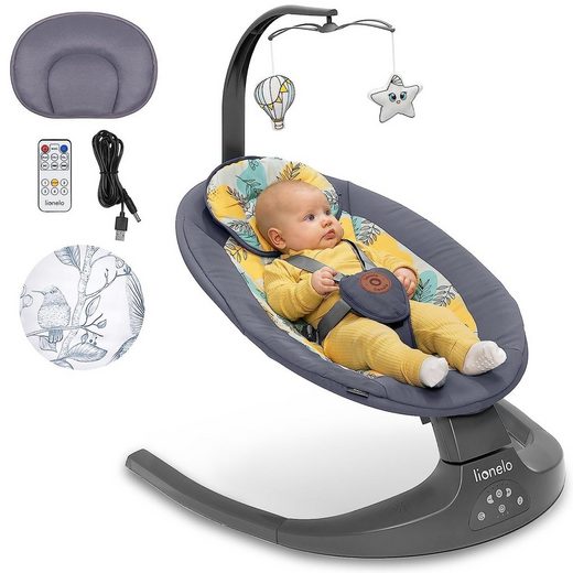 LIONELO Babywippe RALF 2in12-stufige VerstellungVon der Geburt bis 9 kg mehr Günstiger Verkauf