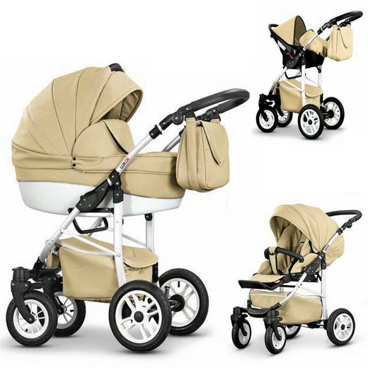 COLETTO Kombi-Kinderwagen Craft Eco 4 in 1 inkl. Sportsitz, Autositz und Zubehör in 16 Farben mehr Online