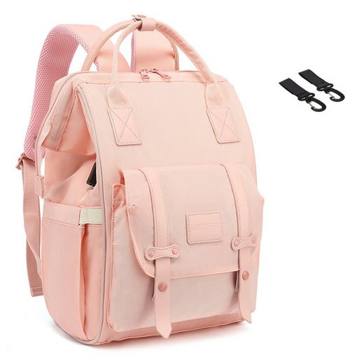 REDOM Wickelrucksack Wickeltasche Rucksack Baby Multifunktions-Babytaschen wasserabweisend (Windeln Babyflasche Milchfläsche Rucksack Tasche mit USB-Anschluss, Multifunktional, Babytasche, Wickelrucksack), mit Kinderwagen-Haken Tiefpreis