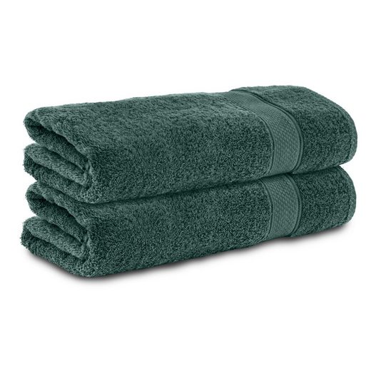 KOMFORTEC Badetücher 100% Baumwolle, 470 g/m² Frottee (2-St), Handtücher 70x140 cm Set, Weich mehr Saisonale Angebote