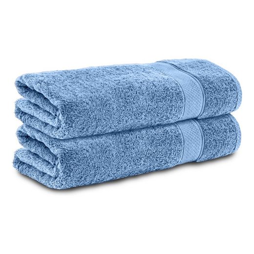 KOMFORTEC Badetücher 100% Baumwolle, 470 g/m² Frottee (2-St), Handtücher 70x140 cm Set, Weich mehr Kauf eins, bekomm eins gratis