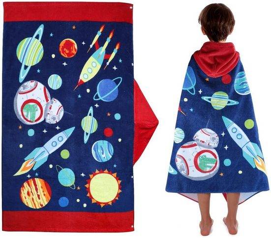 HYTIREBY Strandtücher Kinder Strandtuch Badetuch mit Kapuze Jungen Mädchen mehr VIP-Rabatte