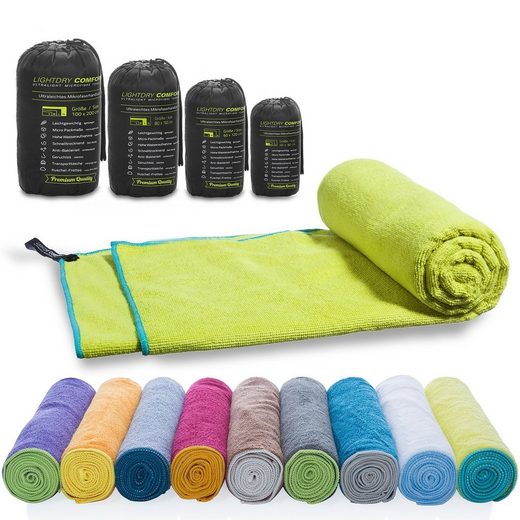 LIGHTDRY Reisehandtuch Backpack Mikrofaser Sporthandtuch Sport, Strand & Badehandtuch mehr zollfrei
