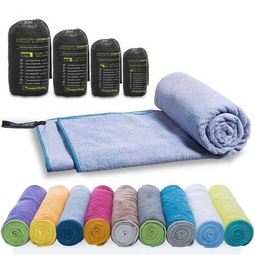 LIGHTDRY Reisehandtuch Backpack Mikrofaser Sporthandtuch Sport, Strand & Badehandtuch mehr zollfrei