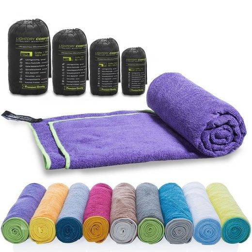LIGHTDRY Reisehandtuch Backpack Mikrofaser Sporthandtuch Sport, Strand & Badehandtuch mehr 50% Rabatt für begrenzte Zeit