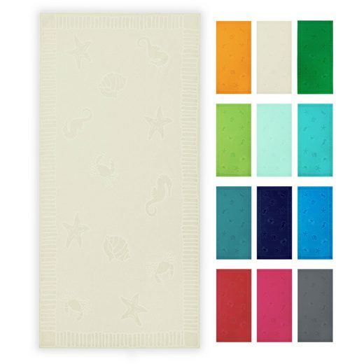 ZOLLNER Strandtuch Frottier (1-St), 100 x 200 cm, 100% Baumwolle, vom Hotelwäschespezialisten mehr 2025