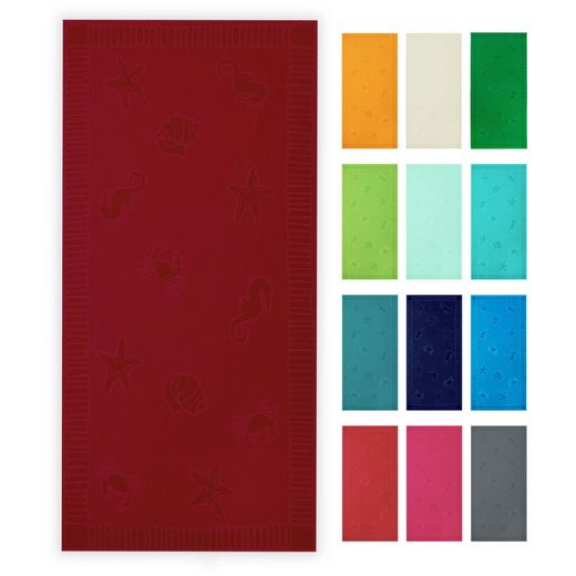 ZOLLNER Strandtuch Frottier (1-St), 100 x 200 cm, 100% Baumwolle, vom Hotelwäschespezialisten mehr 2025