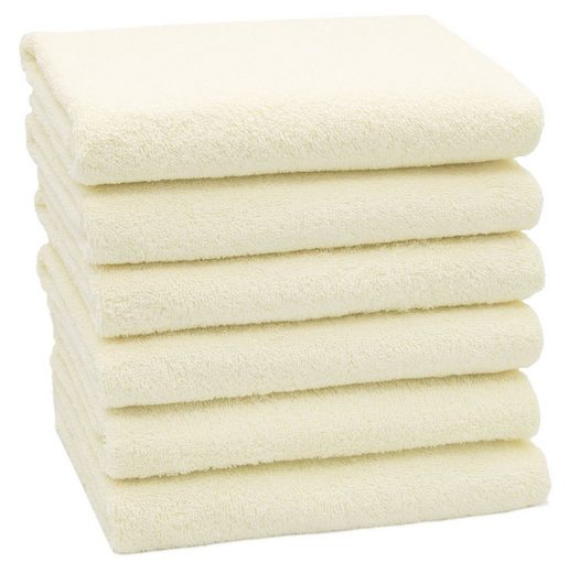 ZOLLNER Handtücher Walkfrottier (6-St), 50 x 100 cm, 100% Baumwolle, vom Hotelwäschespezialisten mehr im Angebot