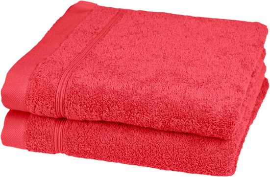 ROSS Handtücher Rubin Frottier (Packung, 2-St), 100% Baumwolle mehr Blitzverkäufe