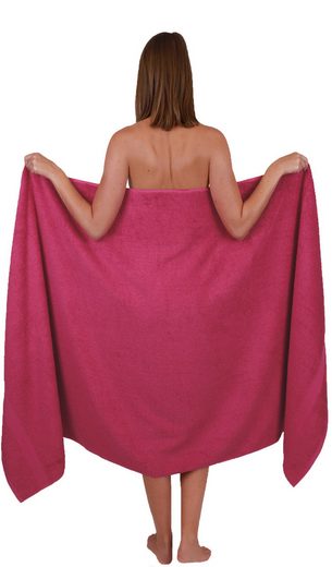 BETZ Badetuch Palermo groß XXL Größe 100 x 200 cm Saunatuch 100% Baumwolle (1 Stück, 1-St) mehr Sonderangebot