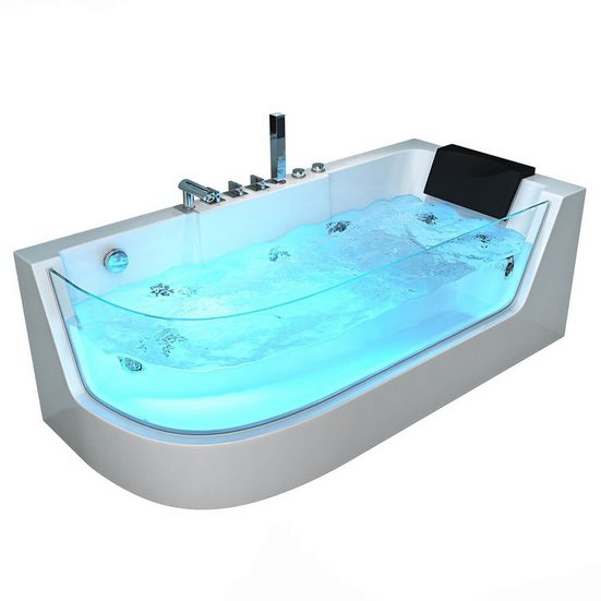 HOME DELUXE Badewanne Whirlpool CARICA mehr