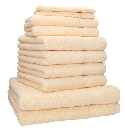 BETZ Handtuch Set 10-tlg. Handtuch-Set PREMIUM 100% Baumwolle (10-St), 100% Baumwolle mehr Nur für heute