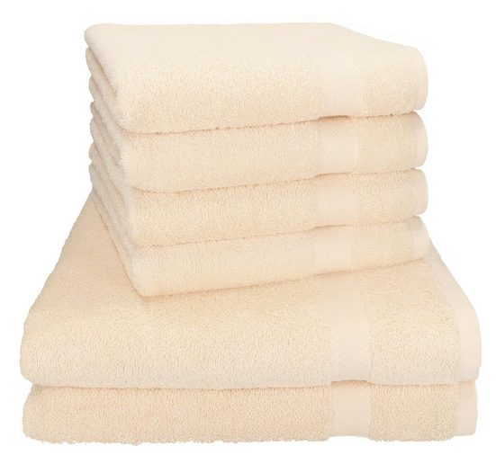 BETZ Handtuch Set Betz PREMIUM Handtuch-Set -6 teiliges Handtücher-Set-100% Baumwolle 100% Baumwolle, (6-tlg) mehr Bis zu 50% Rabatt