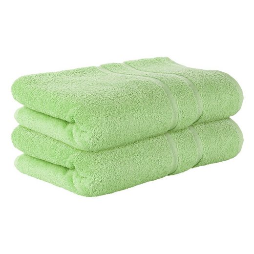 STICKANDSHINE Badetuch 2er Set Premium Frottee Badetuch 100x150 cm in 500g/m² aus 100% Baumwolle (2 Stück Pack) Badetücher 100 x 150 100% Baumwolle 500GSM Frottee mehr Günstiger Verkauf