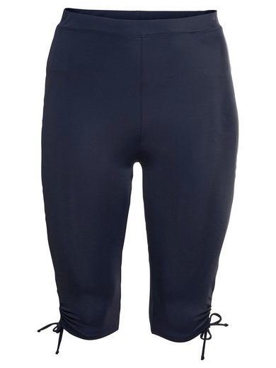 SHEEGO Badehose Große Größen mit Raffung, Shape-Caprischnitt mehr Kauf eins, bekomm eins gratis