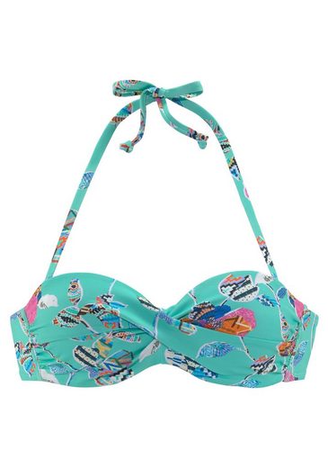 SUNSEEKER Bügel-Bandeau-Bikini-Top Jam mit Wickeloptik mehr Bis zu 55% Rabatt