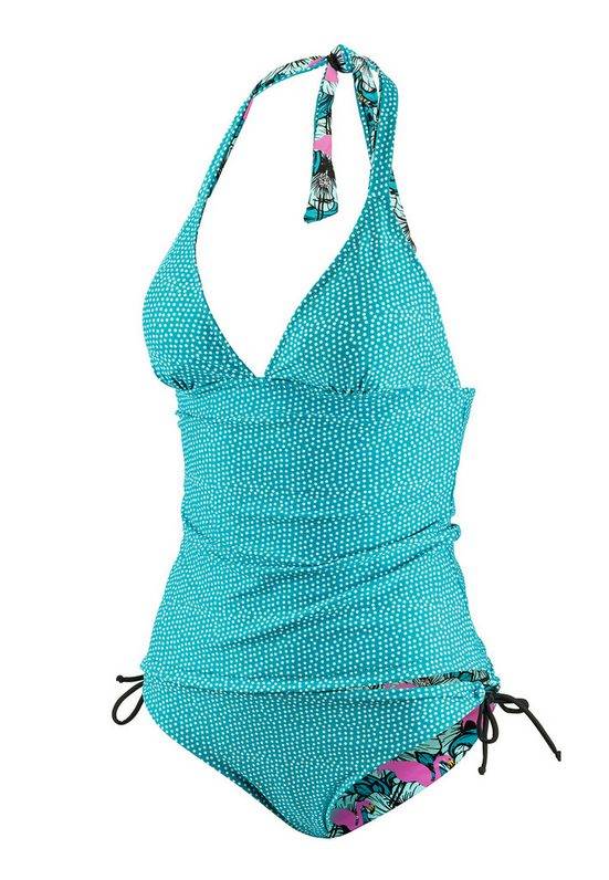 BECO BEERMANN Tankini BECO Wende-Empire Line Tankini (2-St) kaschierender Neckholder in zwei exotischen Designs mehr