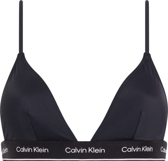 CALVIN KLEIN SWIMWEAR Triangel-Bikini-Top TRIANGLE-RP mit Logoschriftzügen auf dem Unterband mehr Exklusivangebot