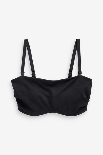 NEXT Bandeau-Bikini-Top Unwattierter, trägerloser Minimizer-Bikini, DD+ 1-St mehr Vatertagsangebot