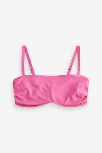 NEXT Bandeau-Bikini-Top Unwattierter, trägerloser Minimizer-Bikini, DD+ 1-St mehr Vatertagsangebot