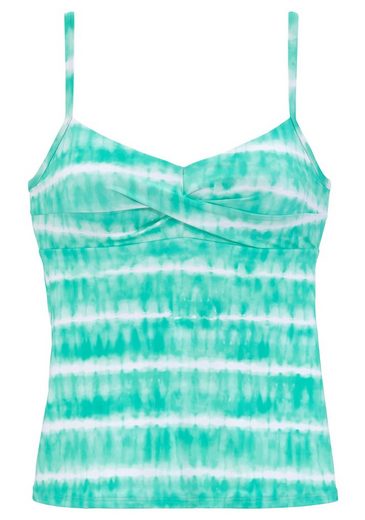 S.OLIVER Bügel-Tankini-Top Enja mit Batikdruck und Wickeloptik mehr Bis zu 65% Rabatt
