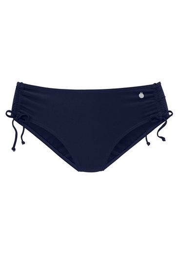 LASCANA Bikini-Hose Malia mit seitlicher Raffung mit tropischem Print mehr Bis zu 55% Rabatt