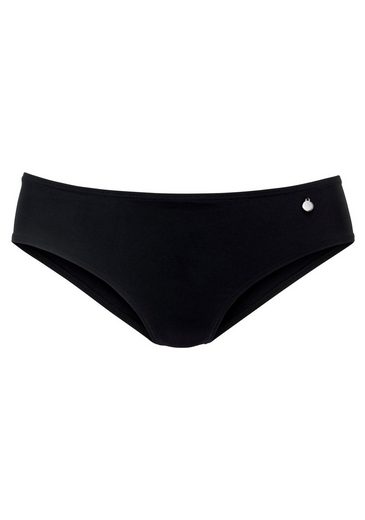 LASCANA Bikini-Hose Merilyn uni und bedruckt in klassischer Form mehr 50% Rabatt mit kostenlosem Versand