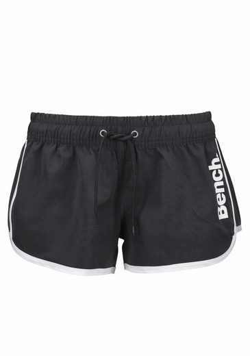 BENCH. Badeshorts aus Microfaser, mit Außenkordel, mit Gesäßtasche, mit Klettverschluss mehr Kostenloser Versand international