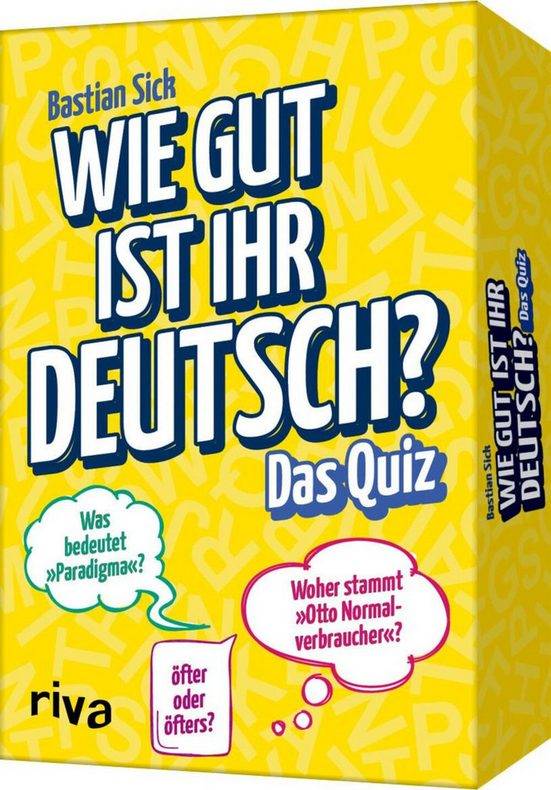 RIVA Spiel Wie gut ist Ihr Deutsch? - Das Quiz mehr Sonderangebote