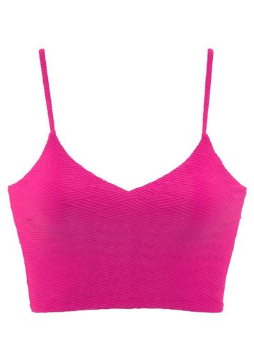SUNSEEKER Crop-Bikini-Top Loretta mit Strukturmuster mehr Verkauf