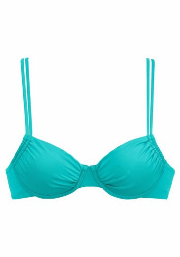 BUFFALO Bügel-Bikini-Top Happy seitlich zu raffen mehr Günstiger Verkauf