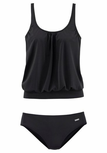 LASCANA Oversize-Tankini Miederverstärkung am Cup, Unterbrustgummi rundum, verstellbare Träger mehr Begrenztes Angebot