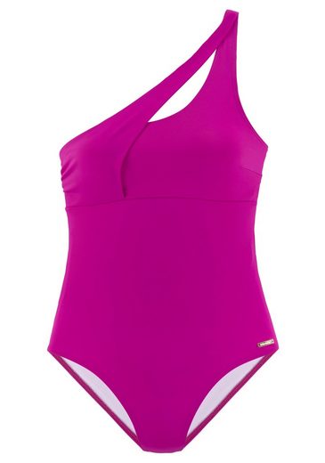 BRUNO BANANI Badeanzug mit asymmetrischem Schnitt mehr Muttertagsangebot