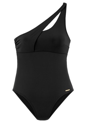 BRUNO BANANI Badeanzug mit asymmetrischem Schnitt mehr Muttertagsangebot
