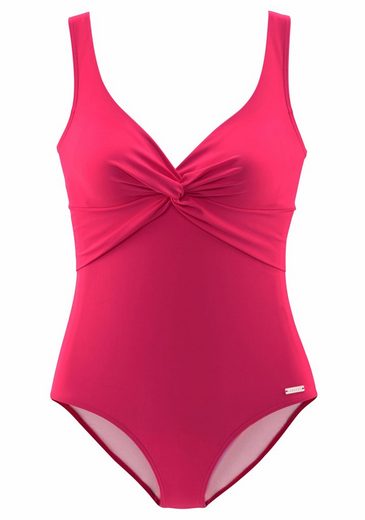 LASCANA Badeanzug mit Shaping-Einsatz vorn, eingearbeitete Softcups, mit Raffungen mehr Neuheiten