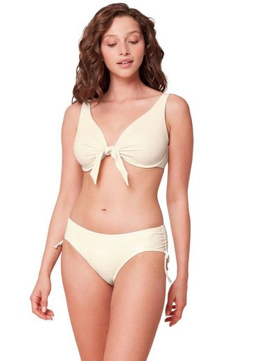 TRIUMPH Bügel-Bikini-Top Summer Glow W sd tief ausgeschnitten mit Bügeln, Struktur-Piqué mehr Tiefpreis
