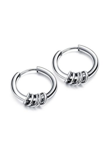 FIRETTI Paar Creolen Schmuck Geschenk, Circles Einhänger abnehmbar mehr