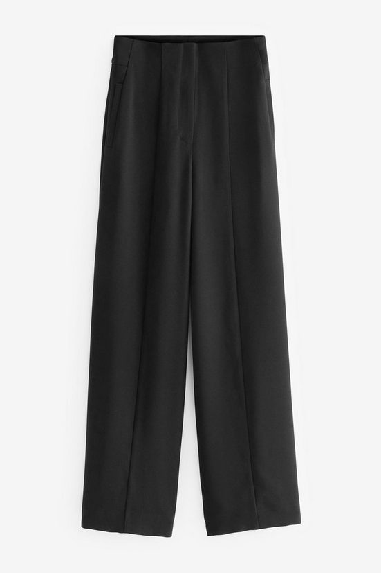 NEXT Stoffhose Figurbetonte Hose mit besonders weitem Bein 1-tlg mehr Angebote