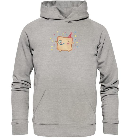 MR. & MRS. PANDA Hoodie Größe XXL Toast Party - Heather Grey - Geschenk, Kapuzenpullover, Jah (1-tlg) Besonders weich mehr Großer Ausverkauf