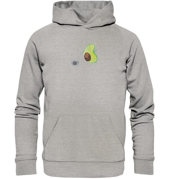 MR. & MRS. PANDA Hoodie Größe XXL Avocado Tanzen - Heather Grey - Geschenk, Veggie, Gesund, F (1-tlg) Besonders weich mehr Begrenztes Angebot