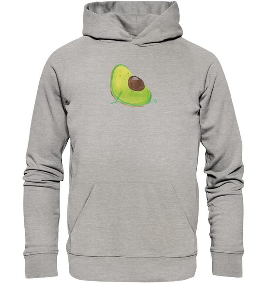 MR. & MRS. PANDA Hoodie Größe XXL Avocado Schwangerschaft - Heather Grey - Geschenk, Babypart (1-tlg) Besonders weich mehr Online Shopping